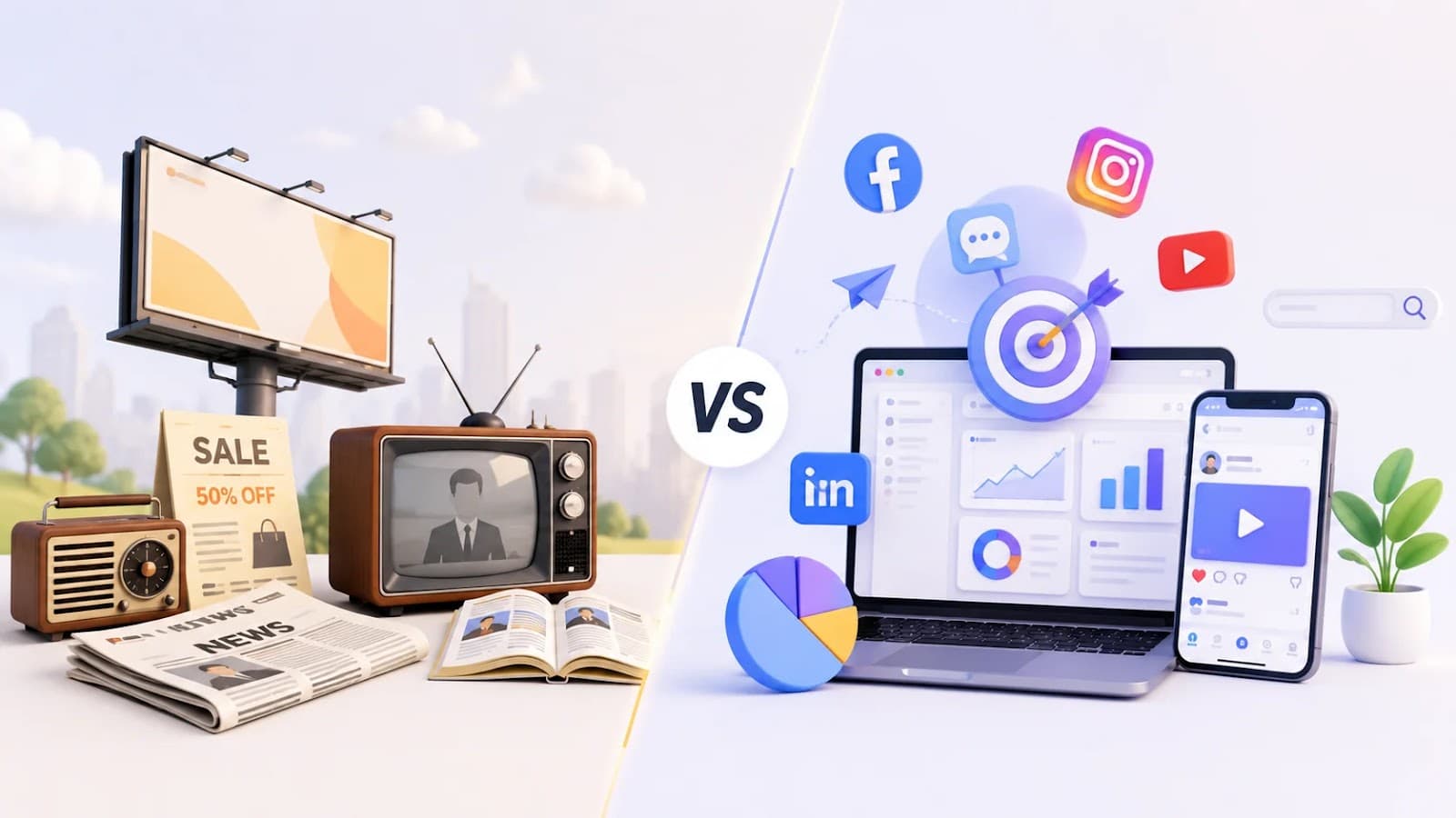 Traditional Marketing vs Digital Marketing