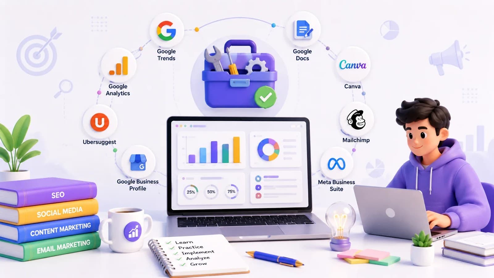 Best Free Digital Marketing Tools for Students