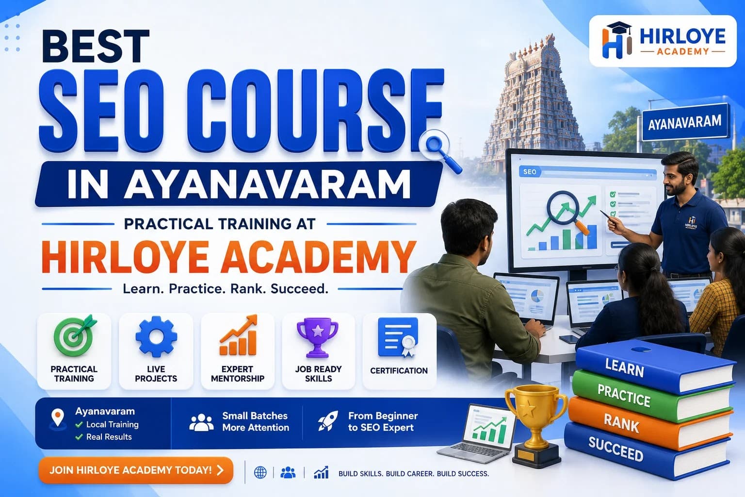 Best SEO Course in Ayanavaram – Practical Training at Hirloye Academy

