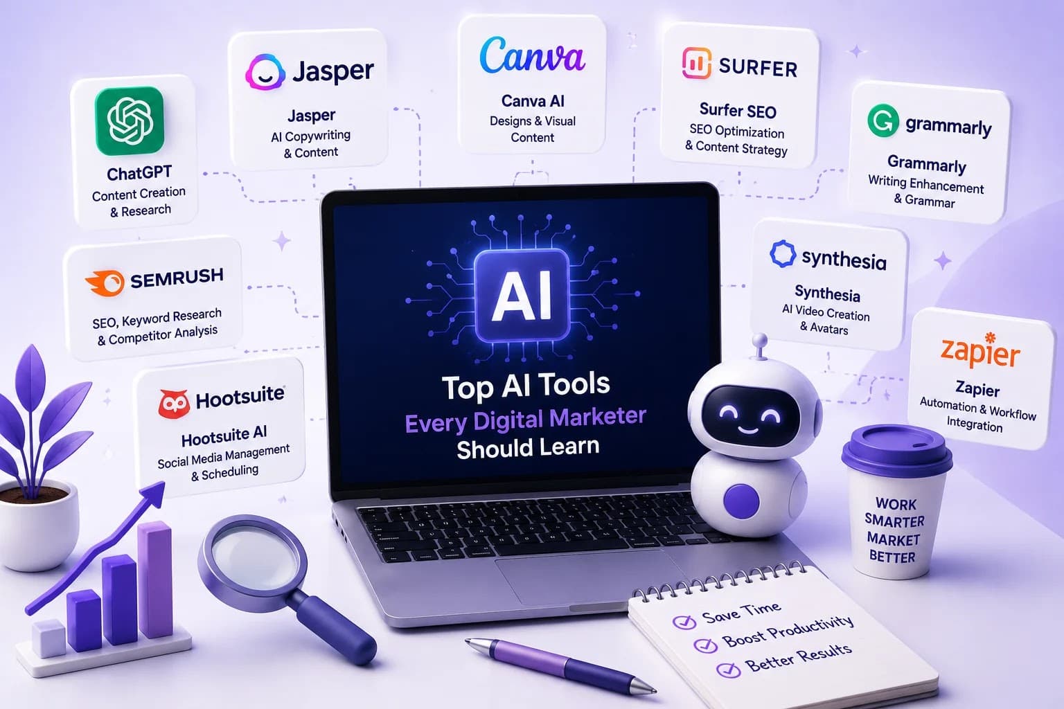 Top AI Tools Every Digital Marketer Should Learn (2026)