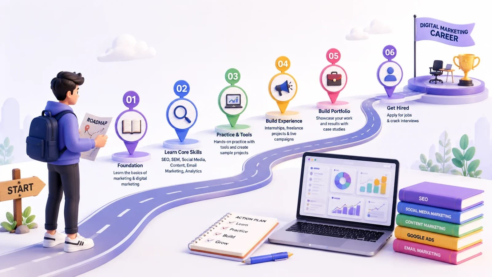 Digital Marketing Career Roadmap for Beginners
